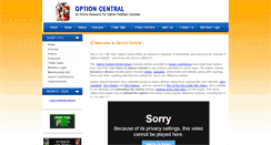 Desktop Screenshot of optioncentral.net