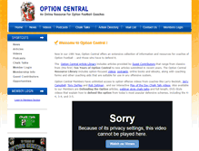 Tablet Screenshot of optioncentral.net